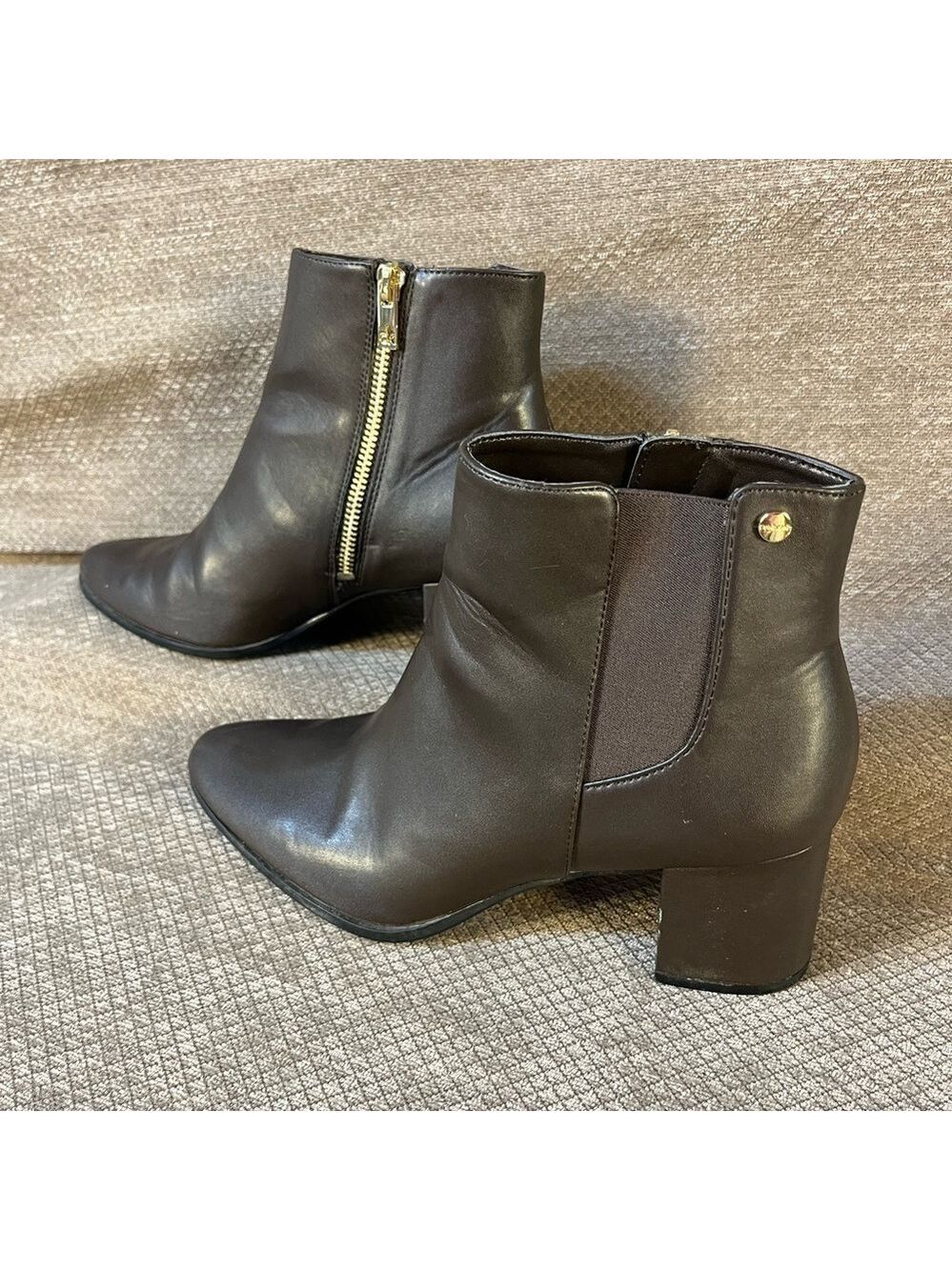 Calvin Klein Brown Fiona Women's Ankle Boot size 7 EUC - Picture 3 of 16